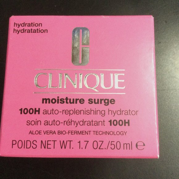 Clinique Moisture Surge 100H Auto Replenishing Hydrator.